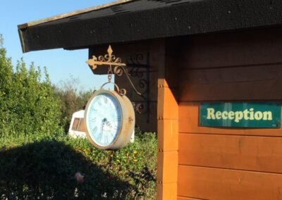 Pembrokeshire Caravan Park Hungerford Farm Reception