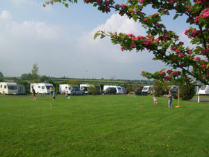 Touring caravan park near Tenby Hungerford Farm