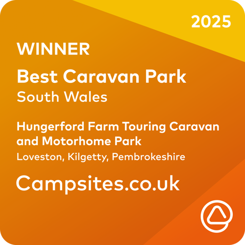Best Caravan Park award badge 2025