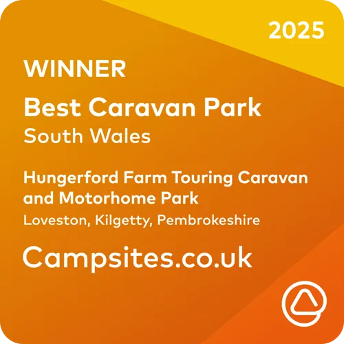 Best Caravan Park award badge 2025